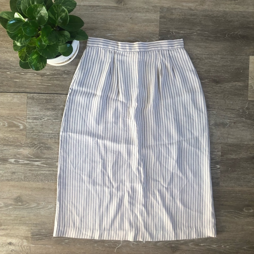 Vintage Pinstripe Skirt